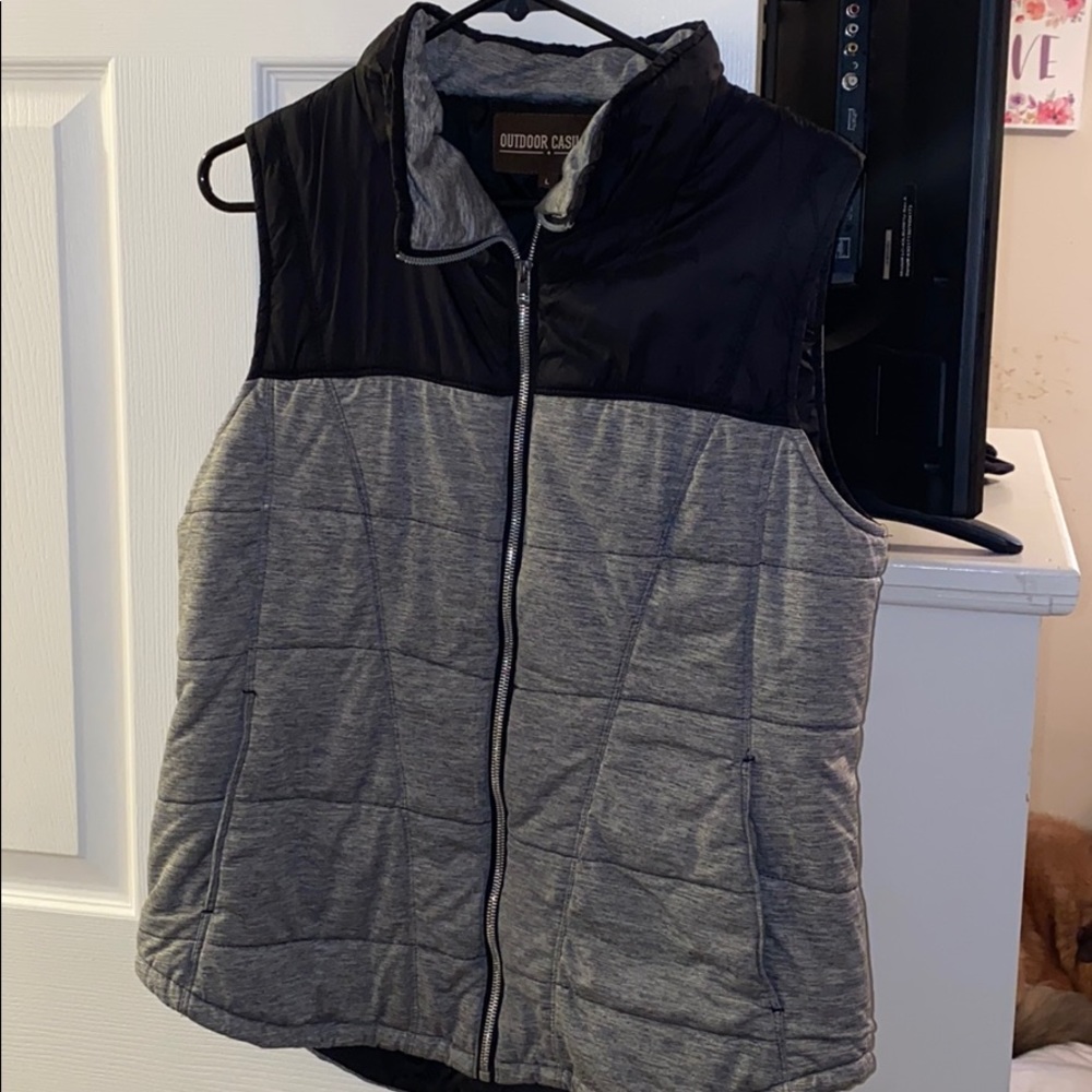 Cute down feather vest